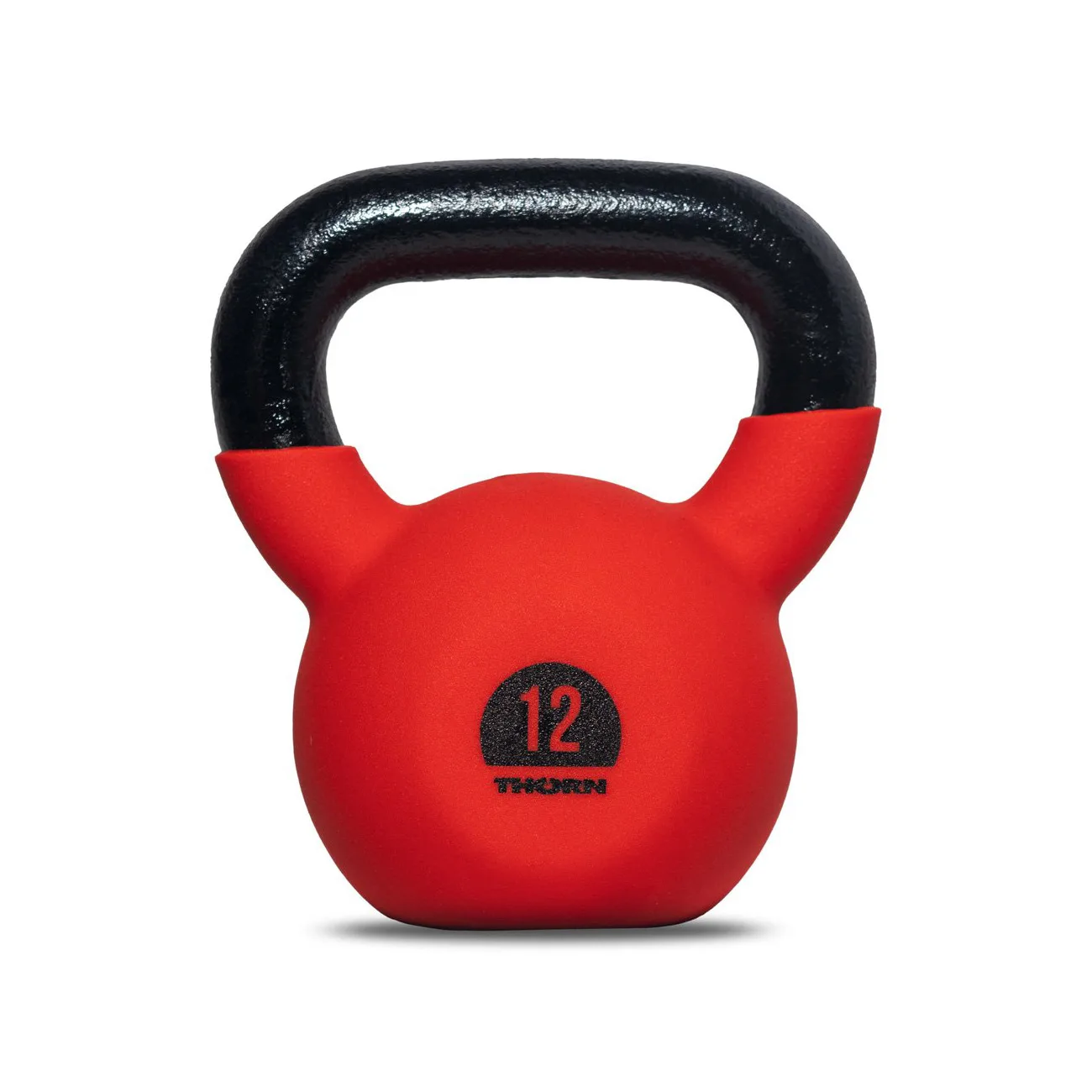 Cast-iron kettlebell with rubber protective coating 12 kg